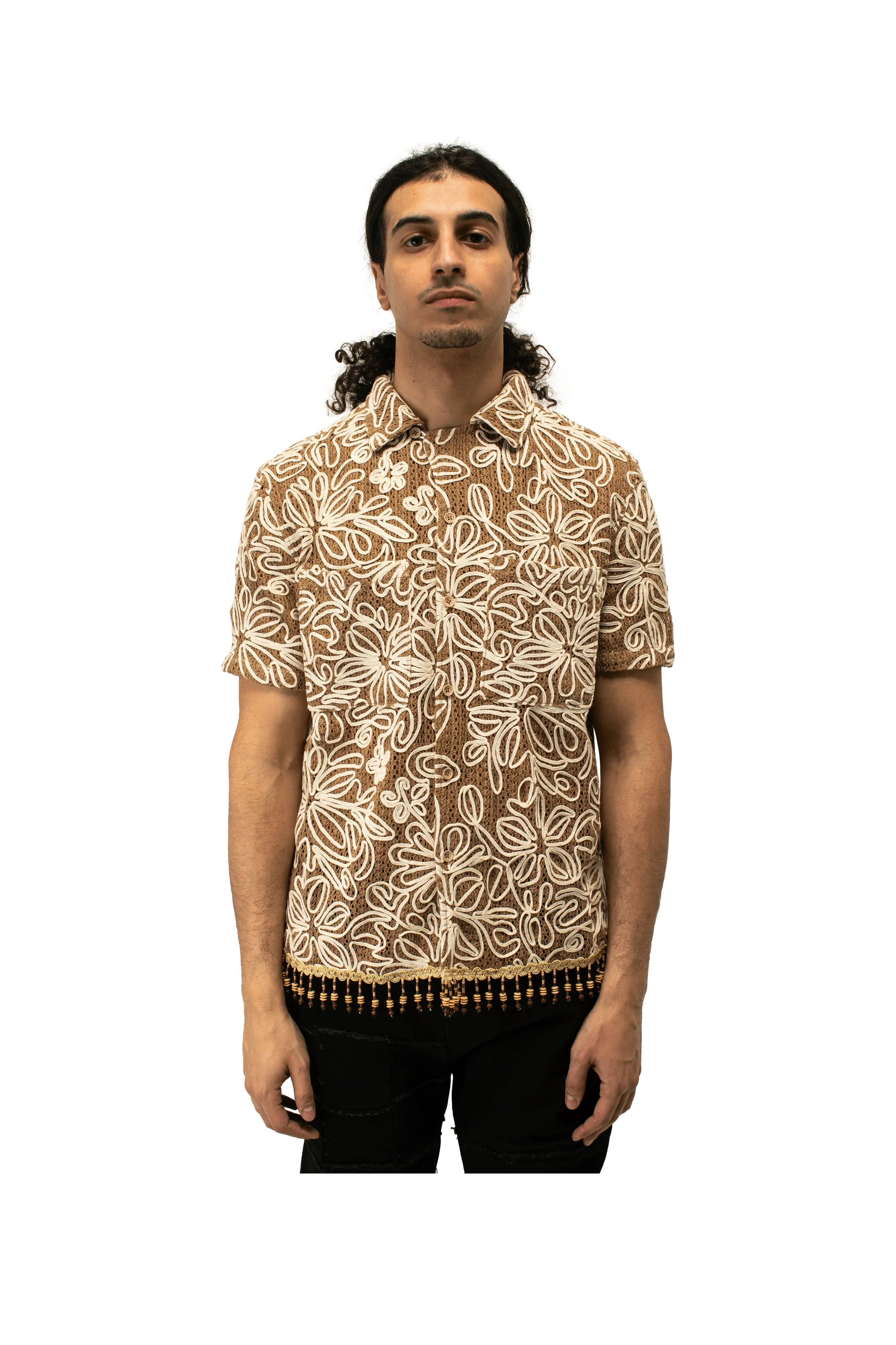 Flower Jacquard Shirts