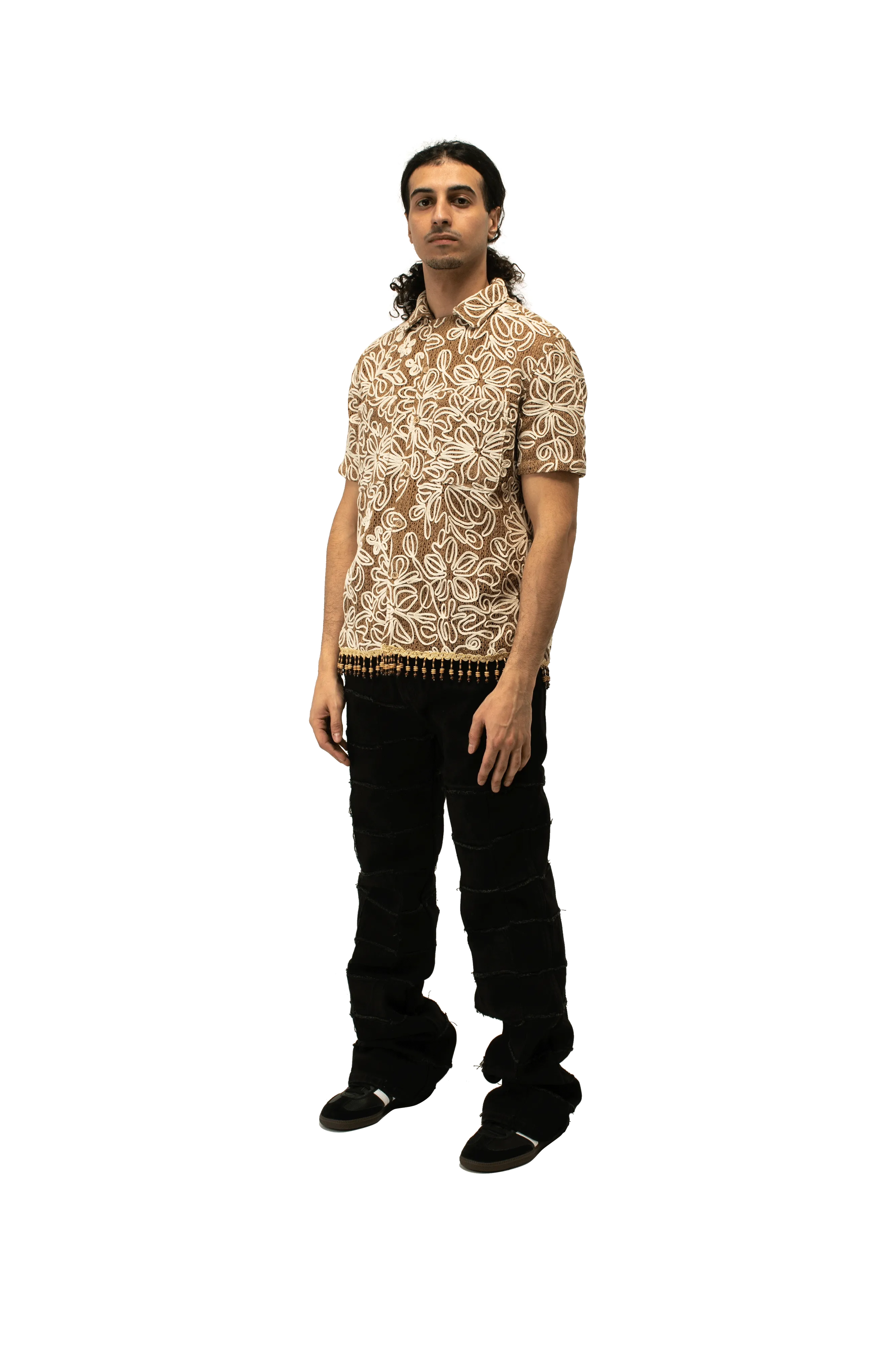 Flower Jacquard Shirts