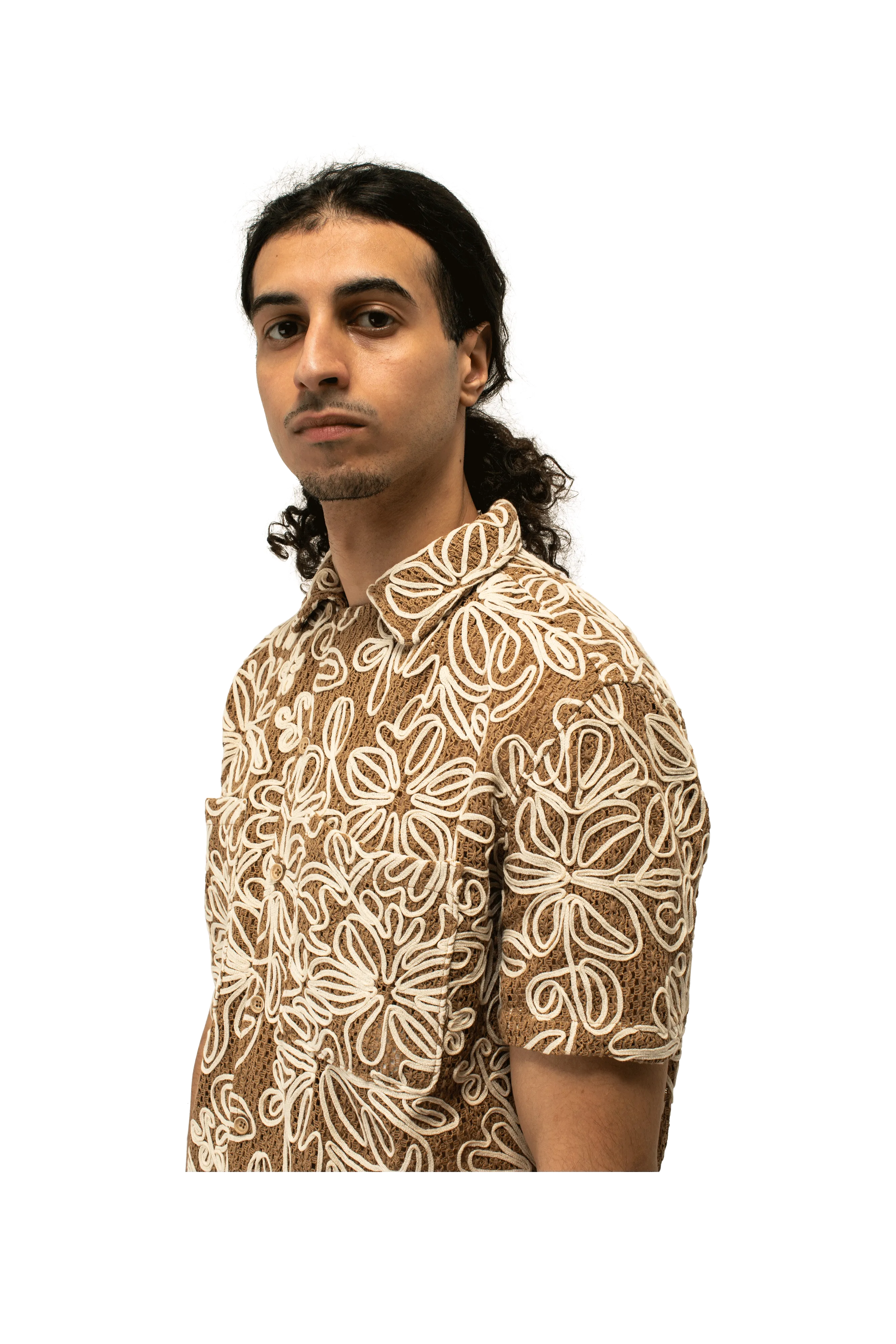 Flower Jacquard Shirts
