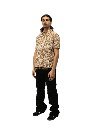 Flower Jacquard Shirts