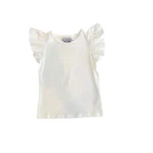 Flutter White Tee