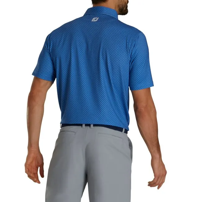 FootJoy Men's Dot Geo Print Lisle Self Collar