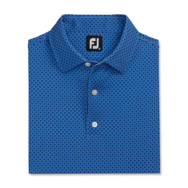 FootJoy Men's Dot Geo Print Lisle Self Collar
