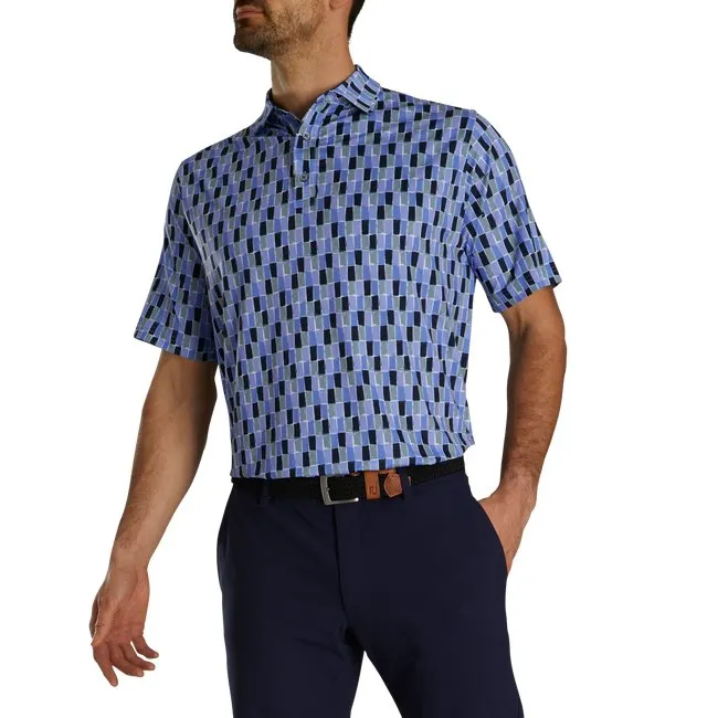 FootJoy Men's Painted Tile Lisle Self Collar