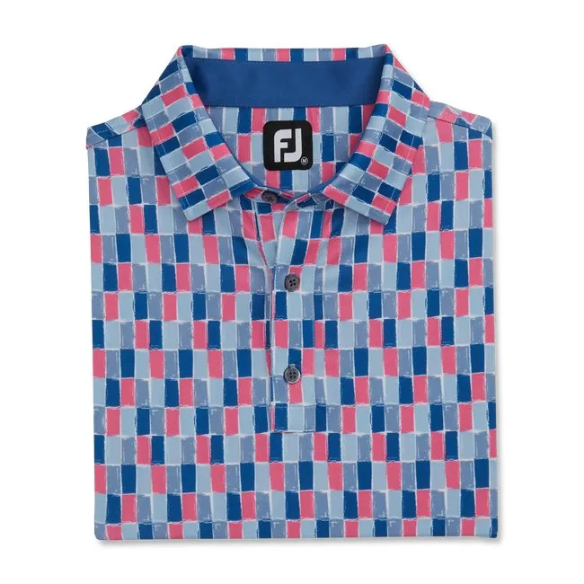 FootJoy Men's Painted Tile Lisle Self Collar