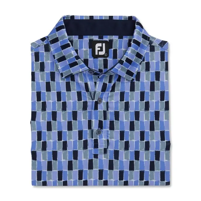 FootJoy Men's Painted Tile Lisle Self Collar