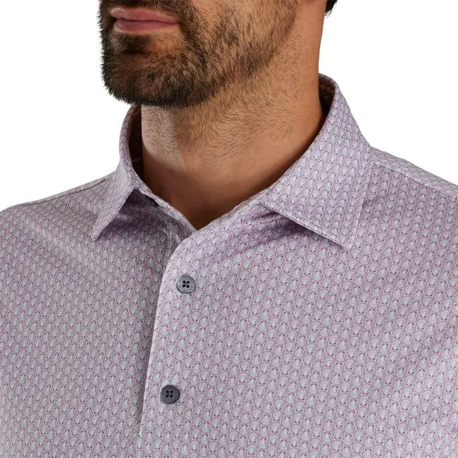 FootJoy Men's Scallop Shell Foulard Lisle Self Collar