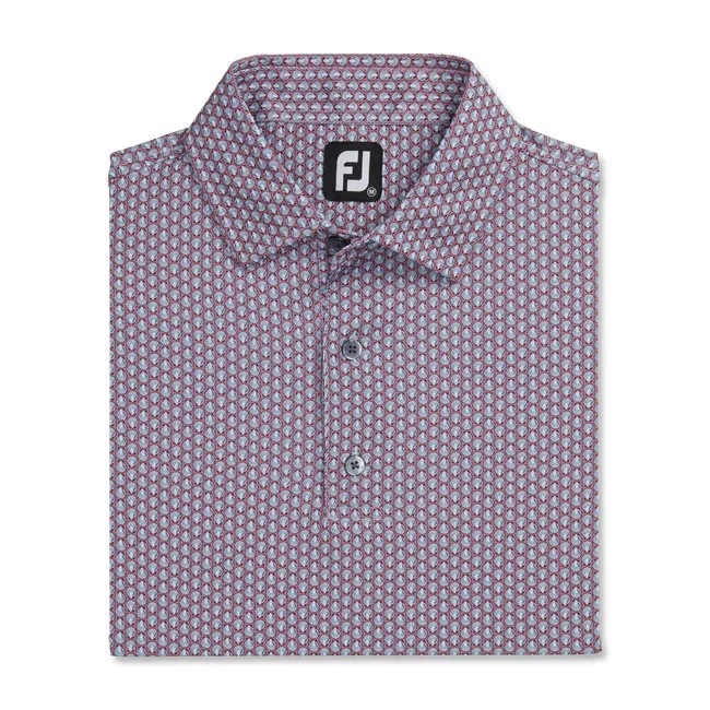 FootJoy Men's Scallop Shell Foulard Lisle Self Collar