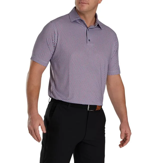 FootJoy Men's Scallop Shell Foulard Lisle Self Collar