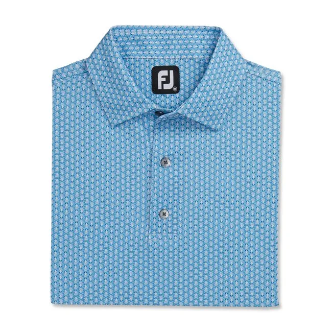 FootJoy Men's Scallop Shell Foulard Lisle Self Collar