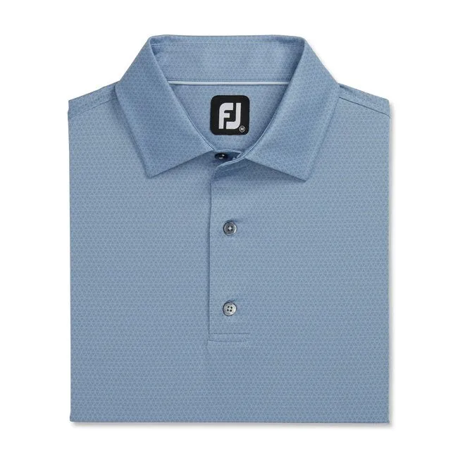 FootJoy Men's Tonal Triangle Print Lisle Self Collar