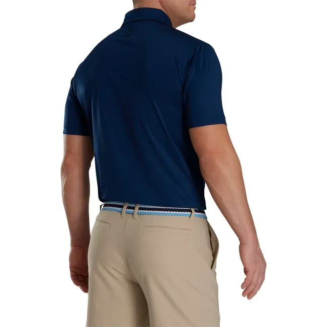 FootJoy Men's Tonal Triangle Print Lisle Self Collar