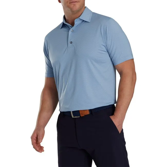 FootJoy Men's Tonal Triangle Print Lisle Self Collar