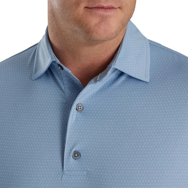 FootJoy Men's Tonal Triangle Print Lisle Self Collar