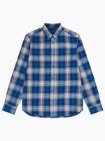 French Connection LS Check Shirt Blue