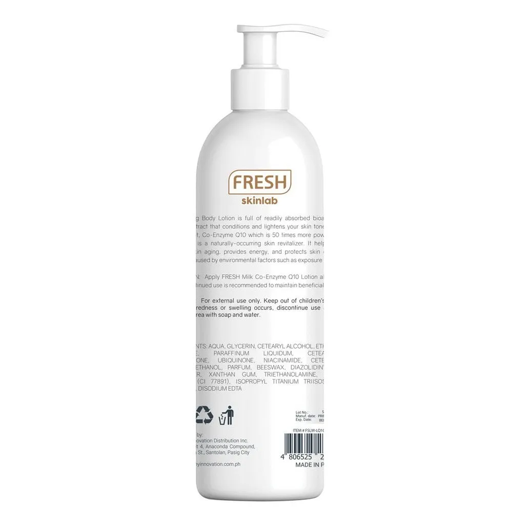 Fresh Milk Co-Enzyme Q10 Body Lotion 480ml