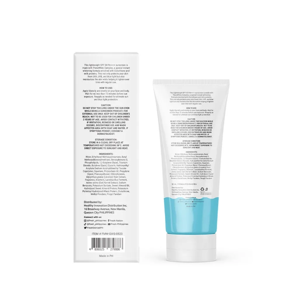 FRESH Milk White 3in1  Sunscreen 50ml