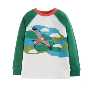 Frugi Aaran Raglan Top Birds Of Prey