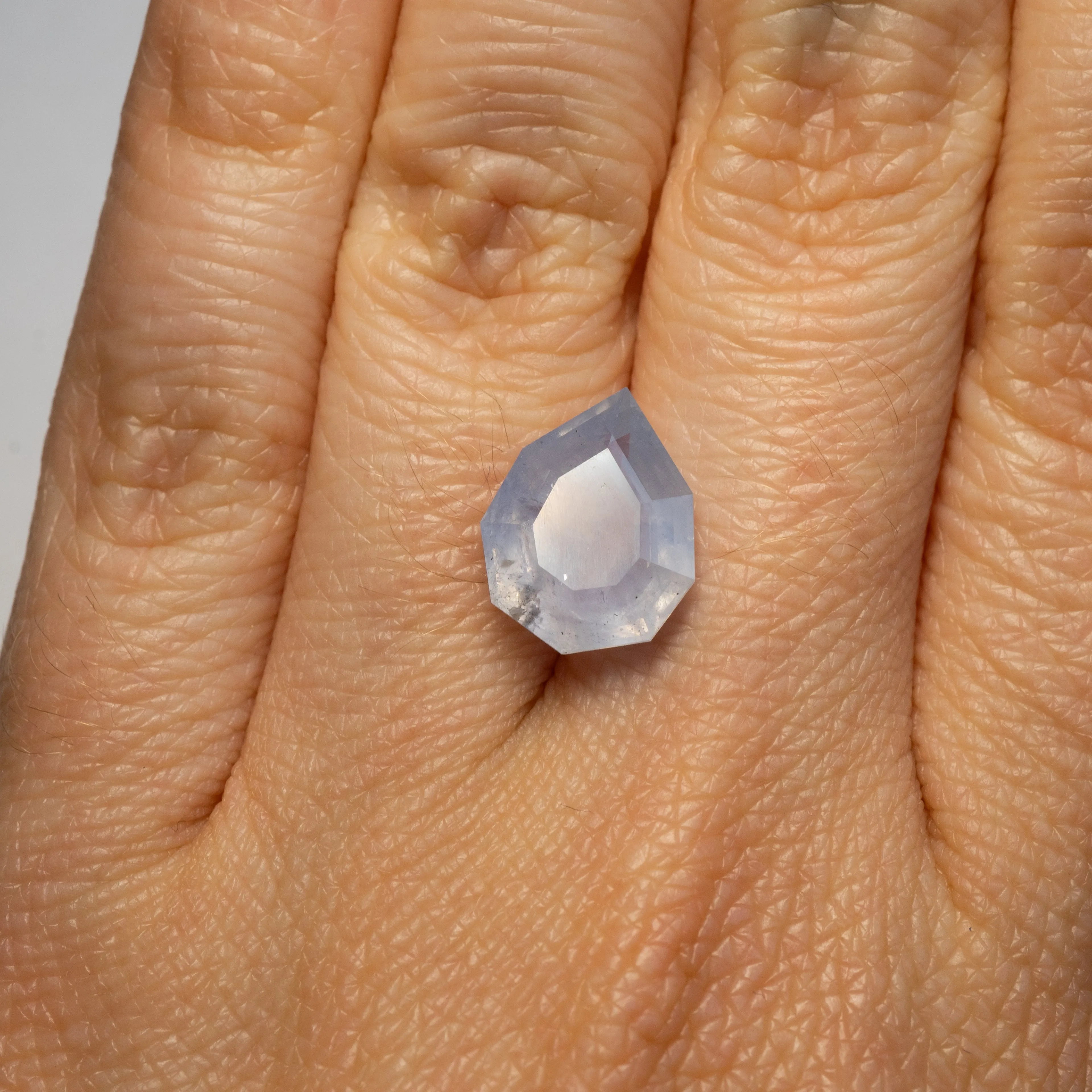 Geometric Pear Blue Sapphire | 5.58ct