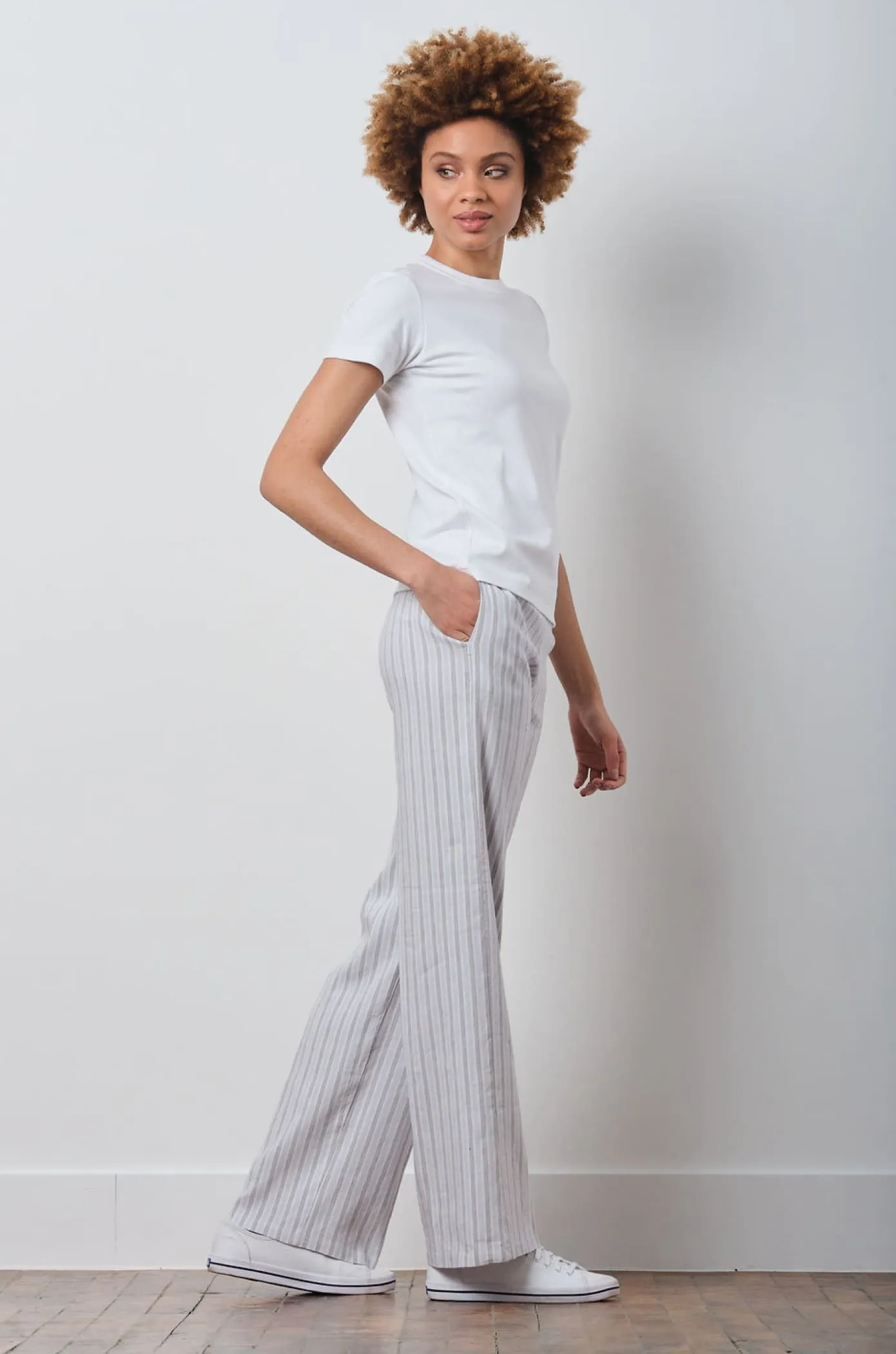 GEORGES Stripes Blue & Grey