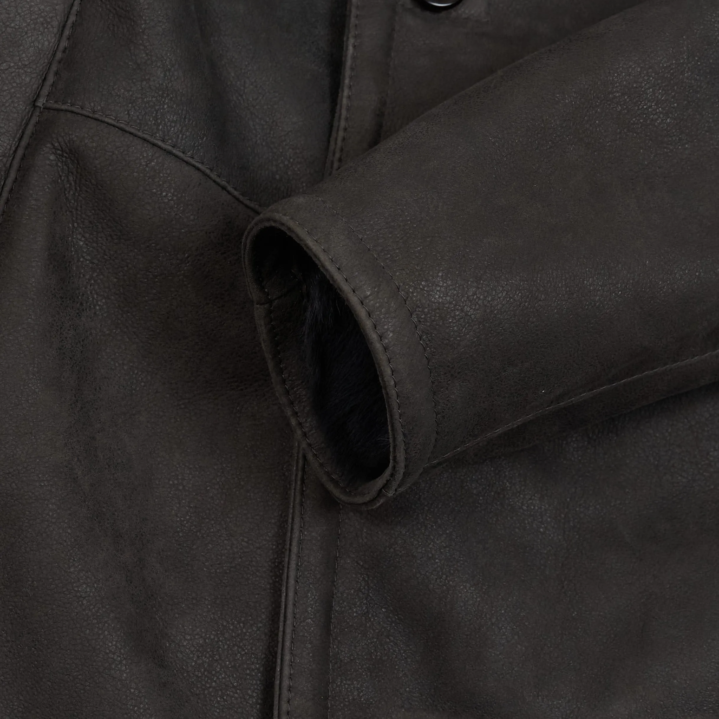 Gimos Soft Shearling Leather Coat