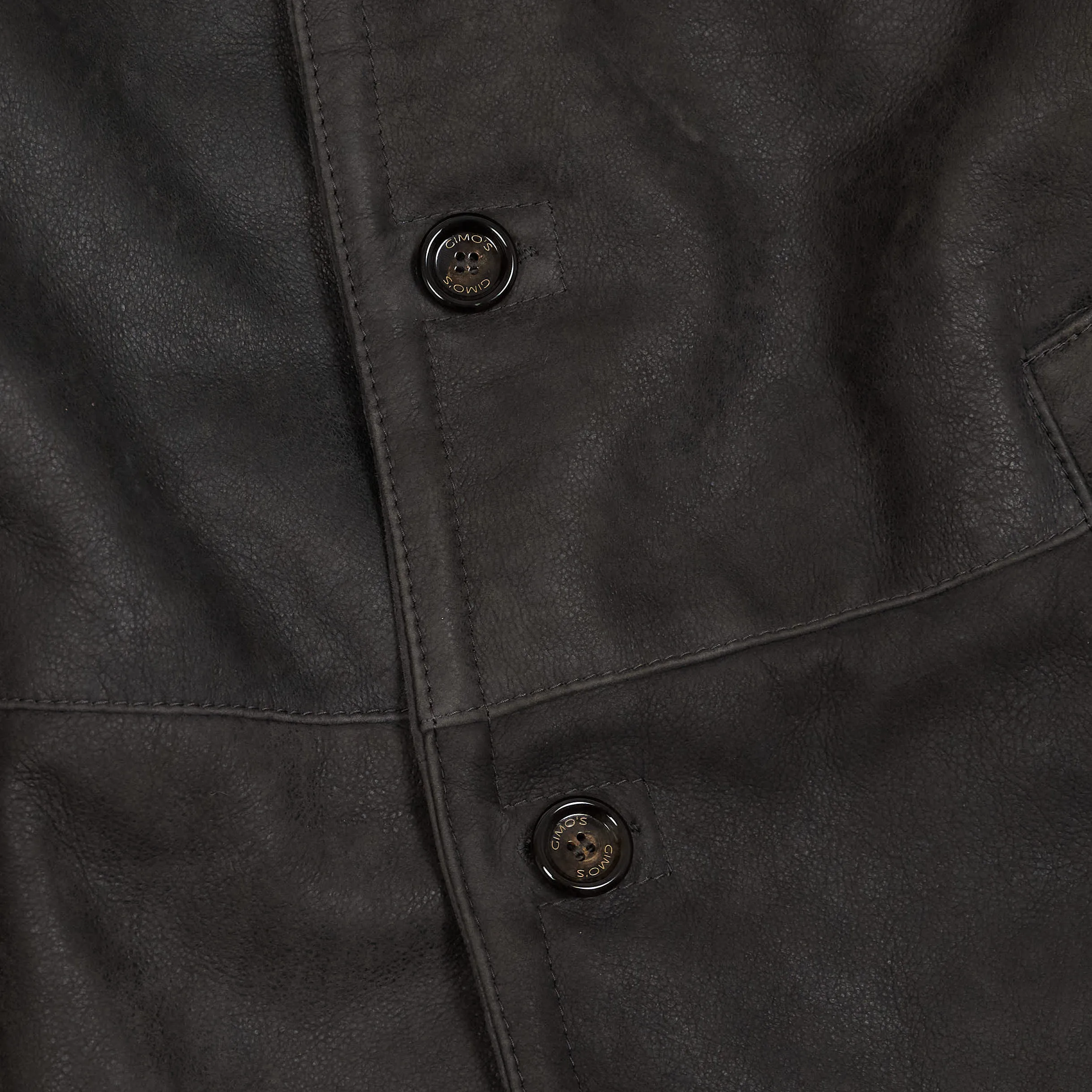 Gimos Soft Shearling Leather Coat