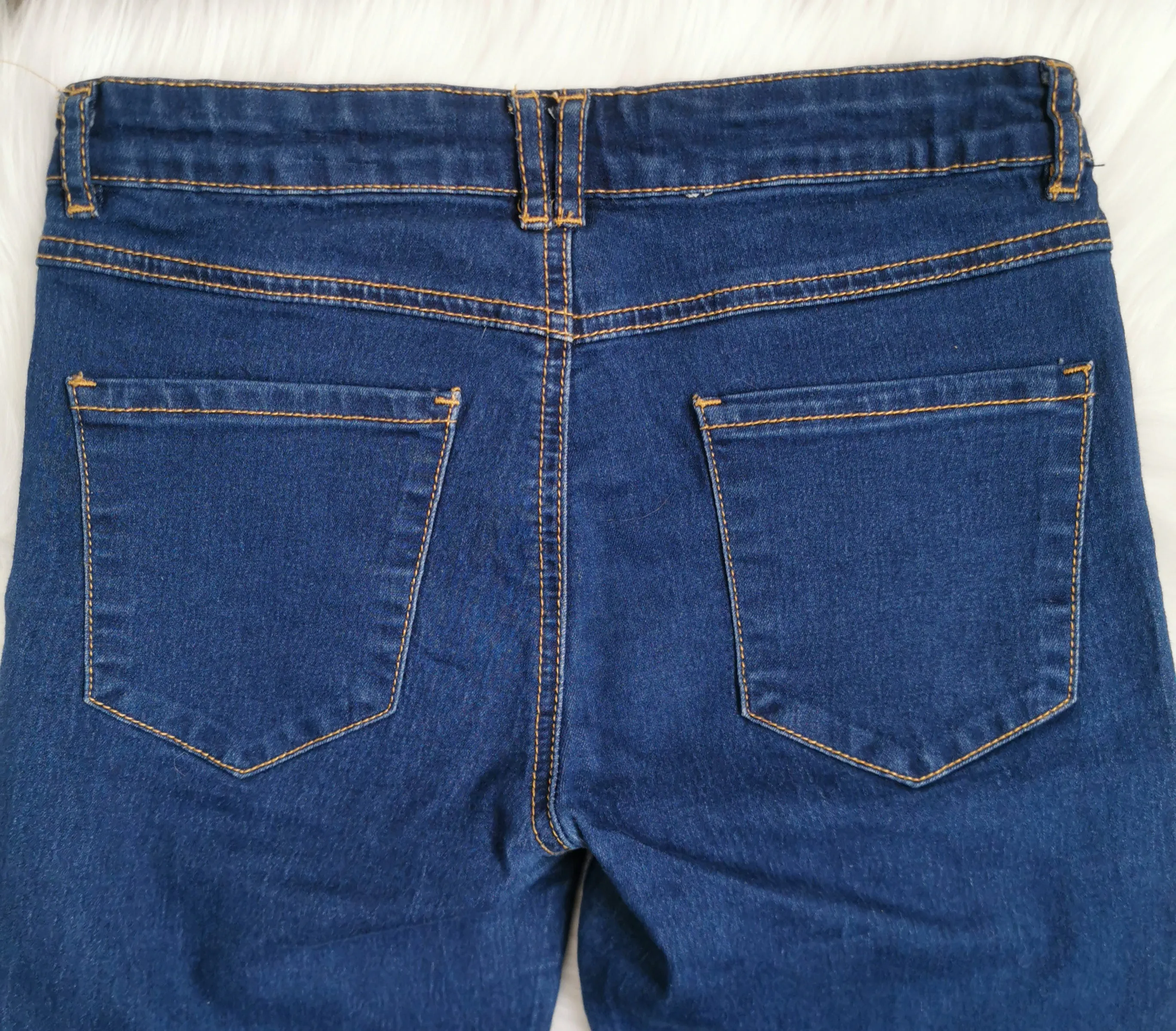 GIRL SIZE 16 YEARS - FOX, Rolled Cuff Jean Shorts VGUC B51