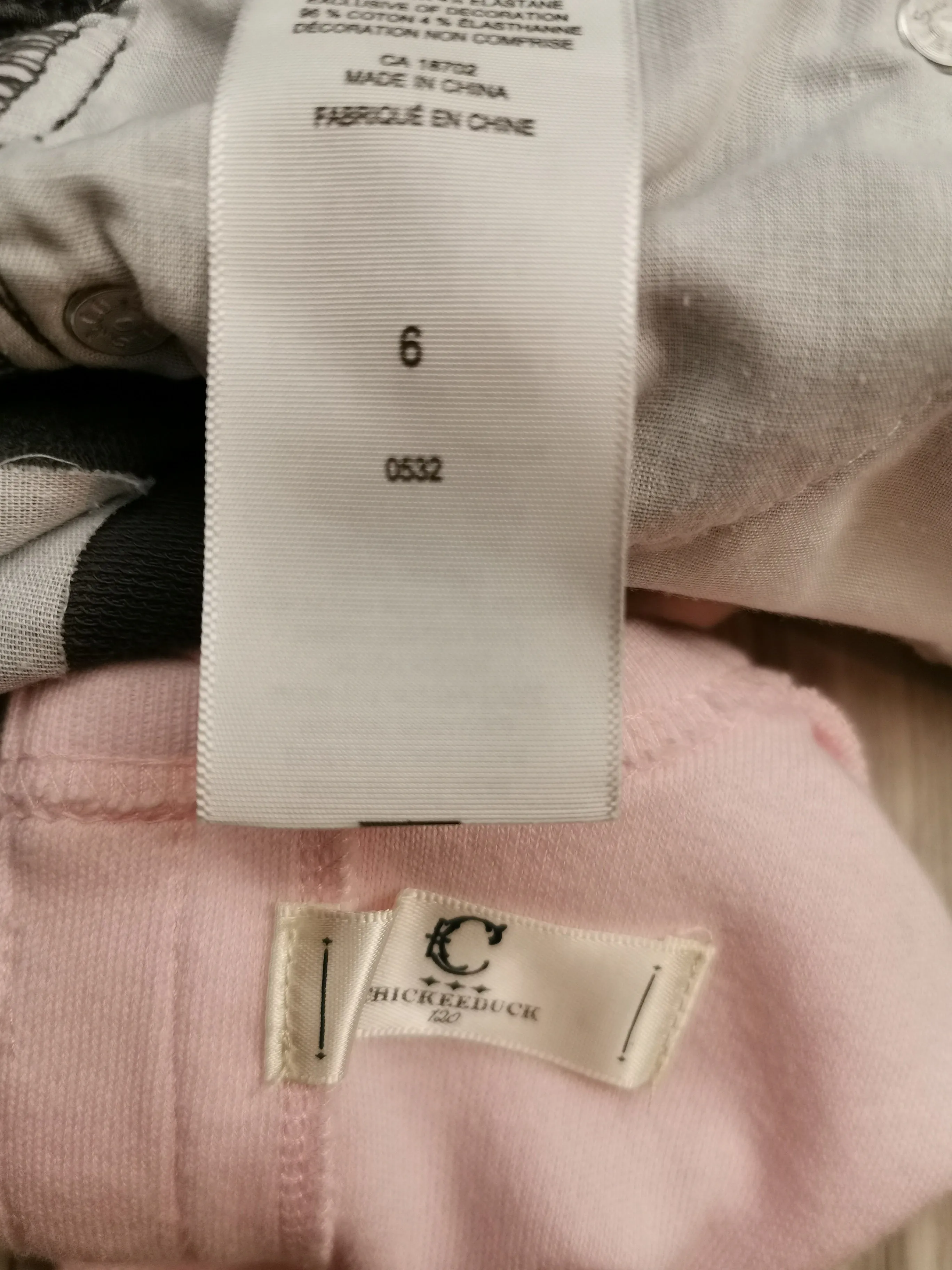 GIRL SIZE 6 YEARS - CHICKEEDUCK & LEVI'S, 2 Piece Mix N Match Fall Outfit NWOT / EUC B15