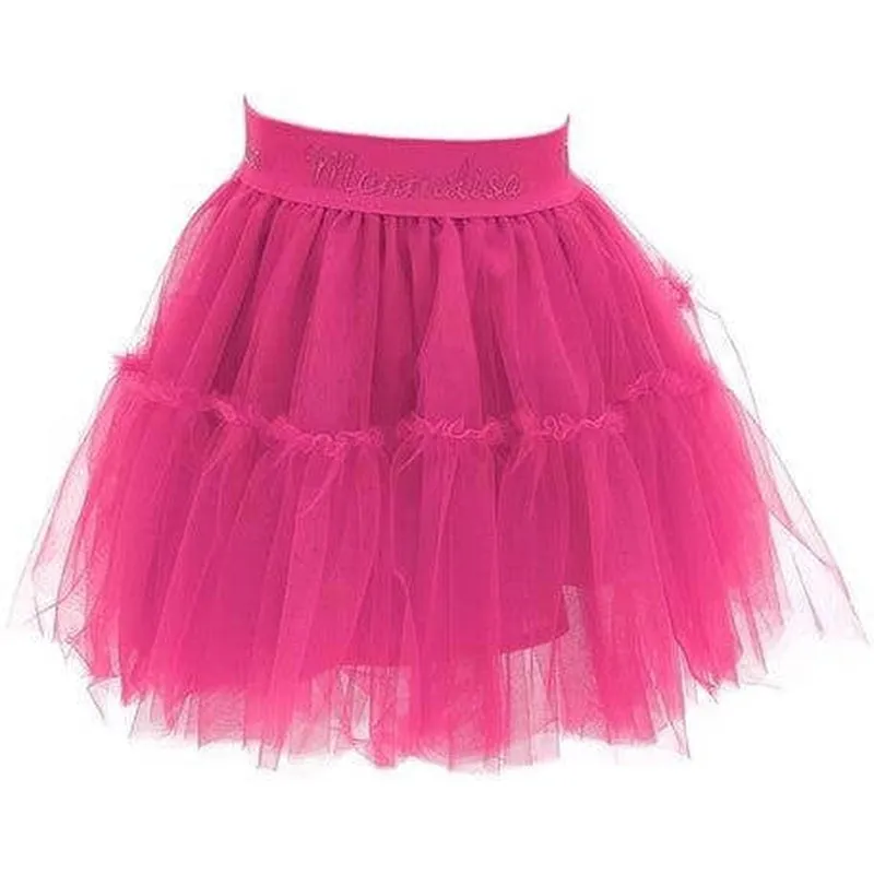 Girls Pink Tulle Skirt