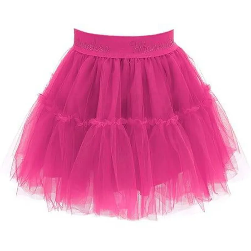 Girls Pink Tulle Skirt