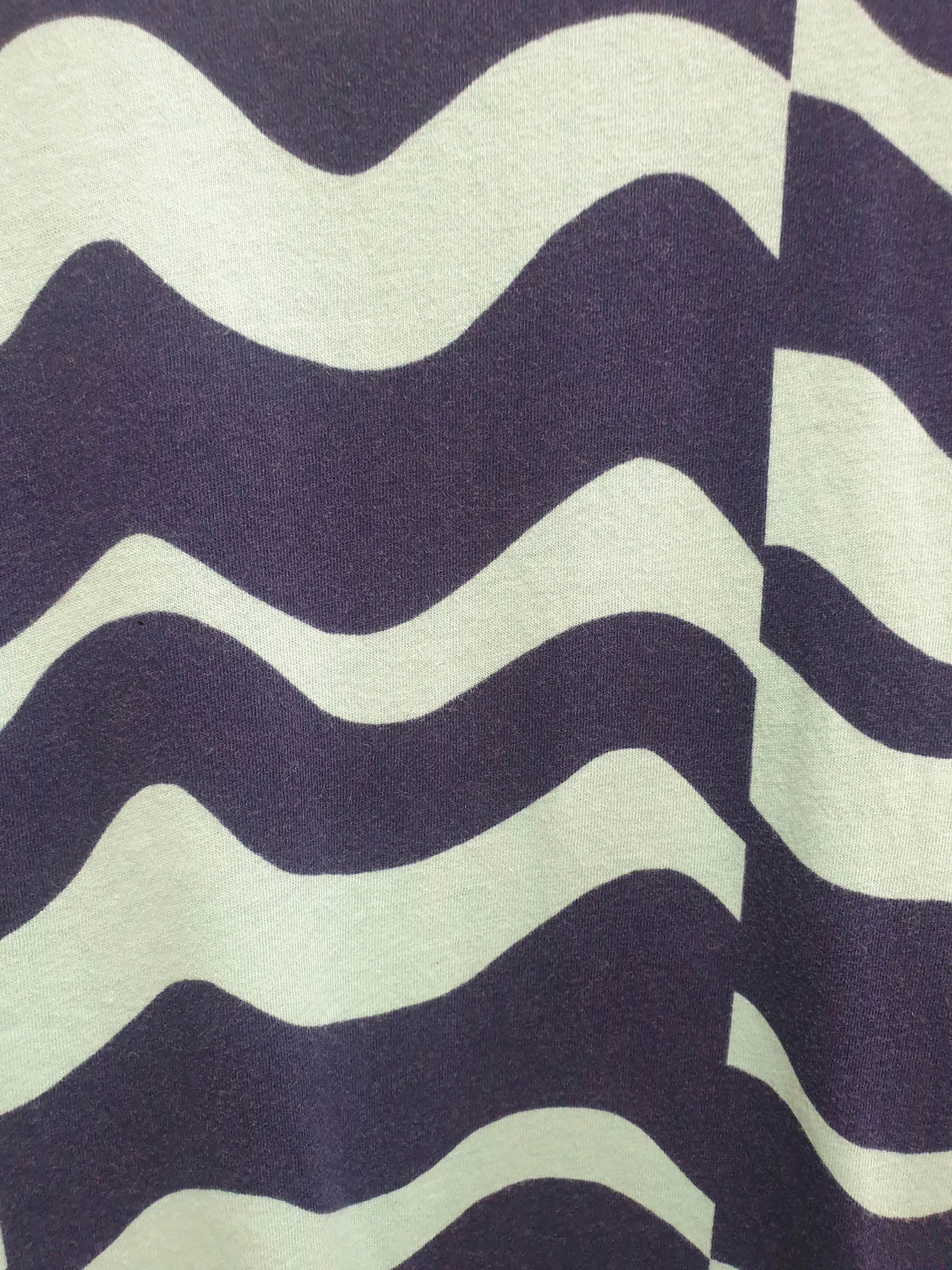 Gorman blue wavy print top size 16
