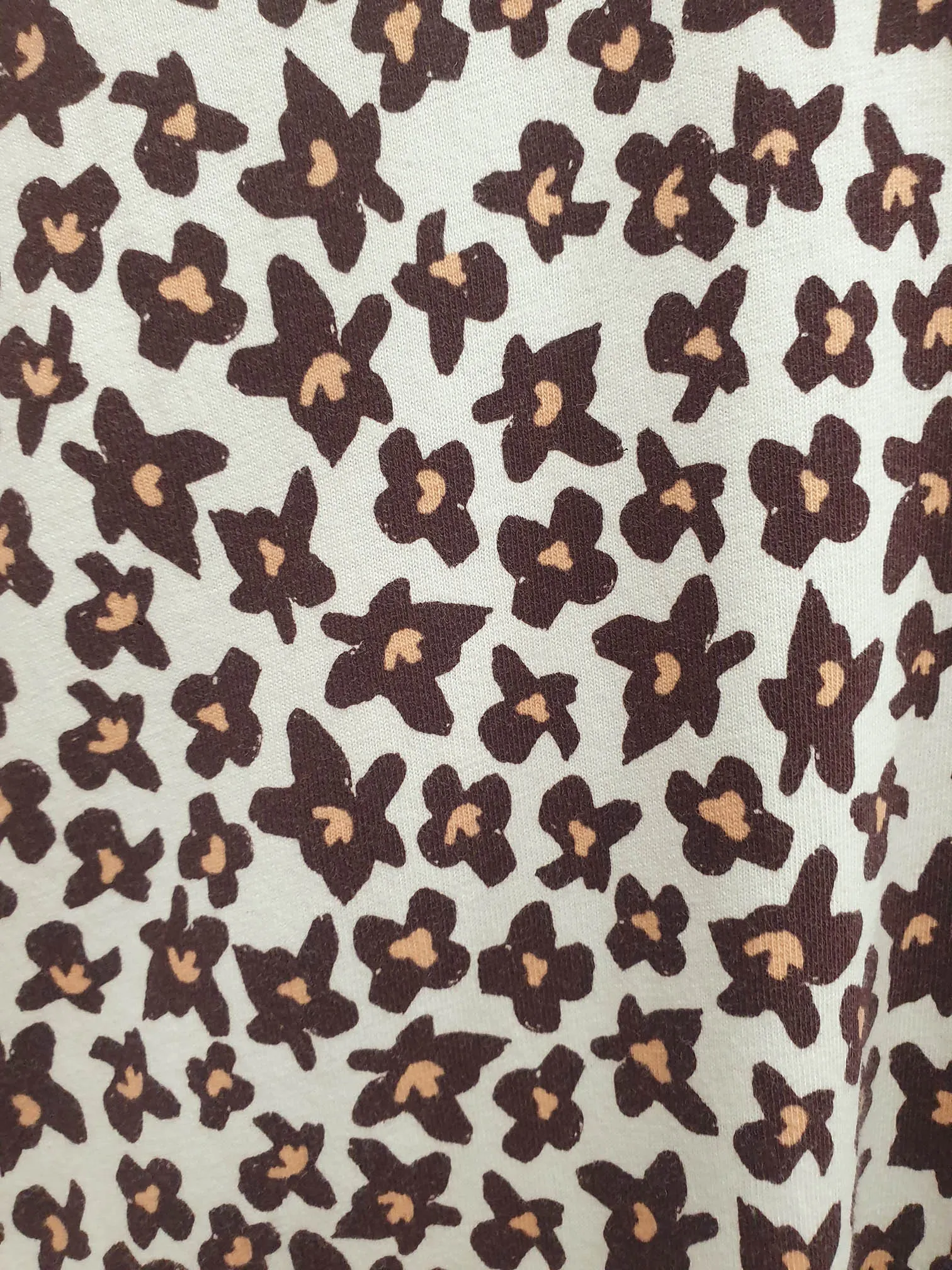 Gorman brown flower print top size 16