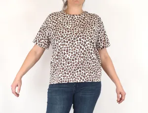 Gorman brown flower print top size 16