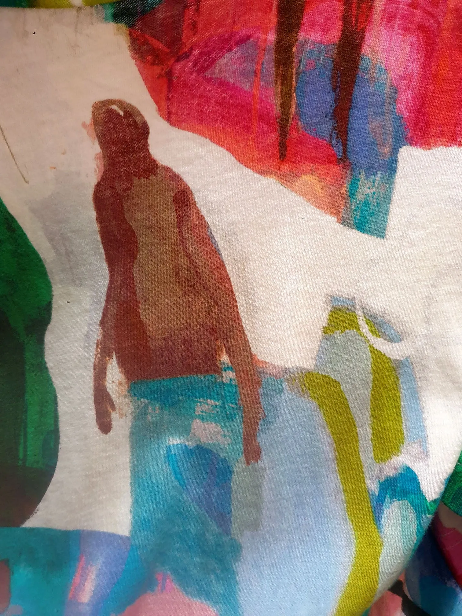 Gorman unique print tee shirt size 10