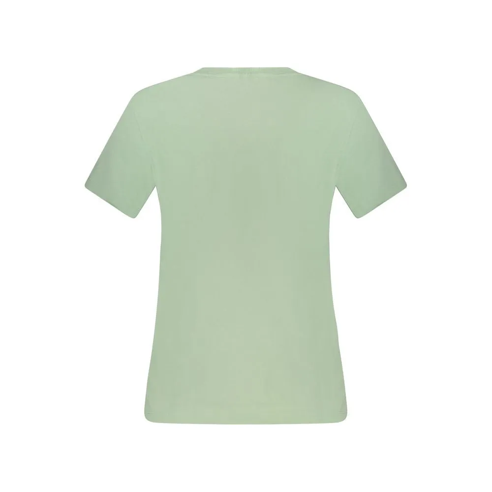Guess Jeans Green Cotton Women T-Shirt
