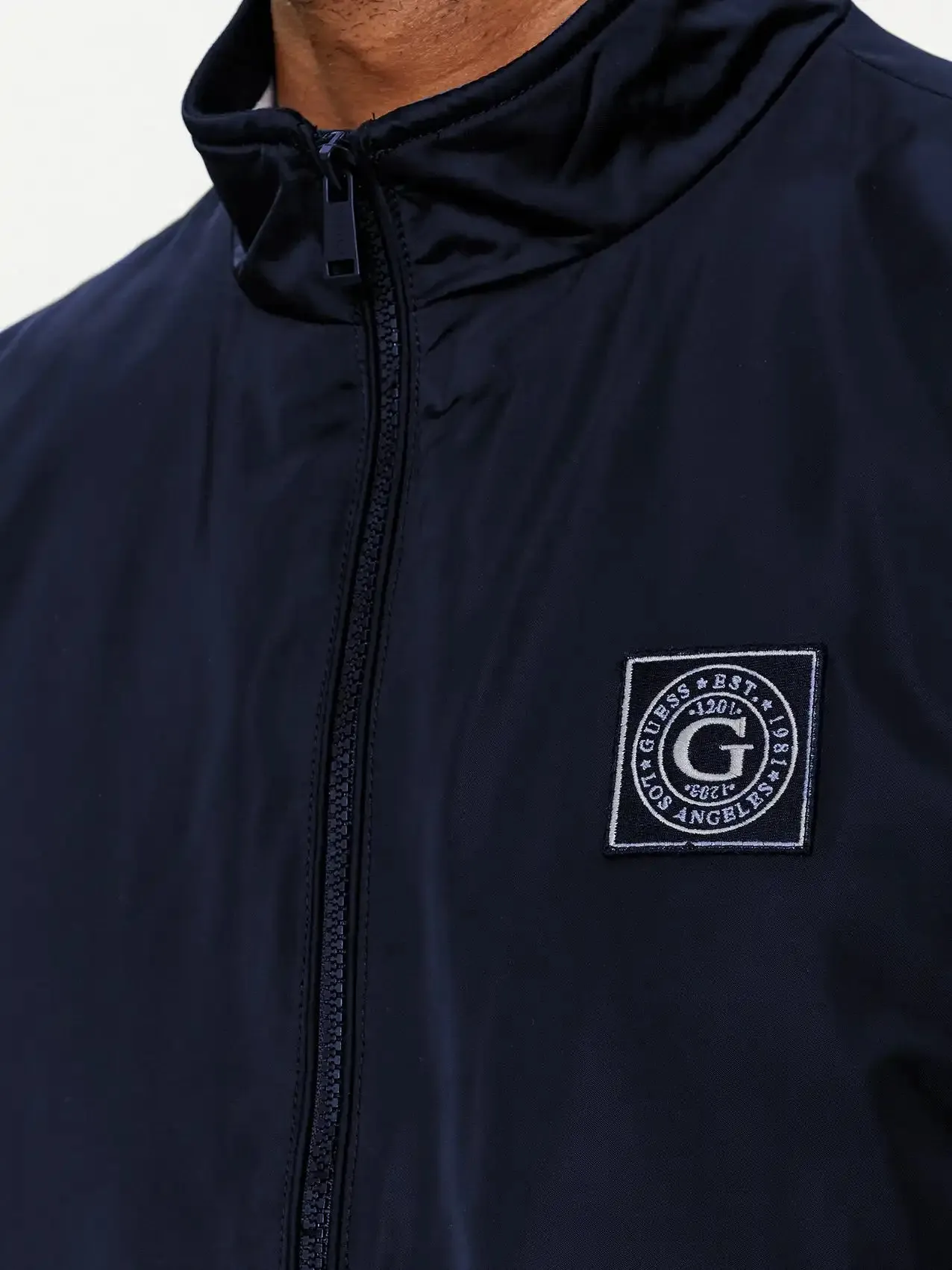 Guess Mens Casual Jacket Smart Blue