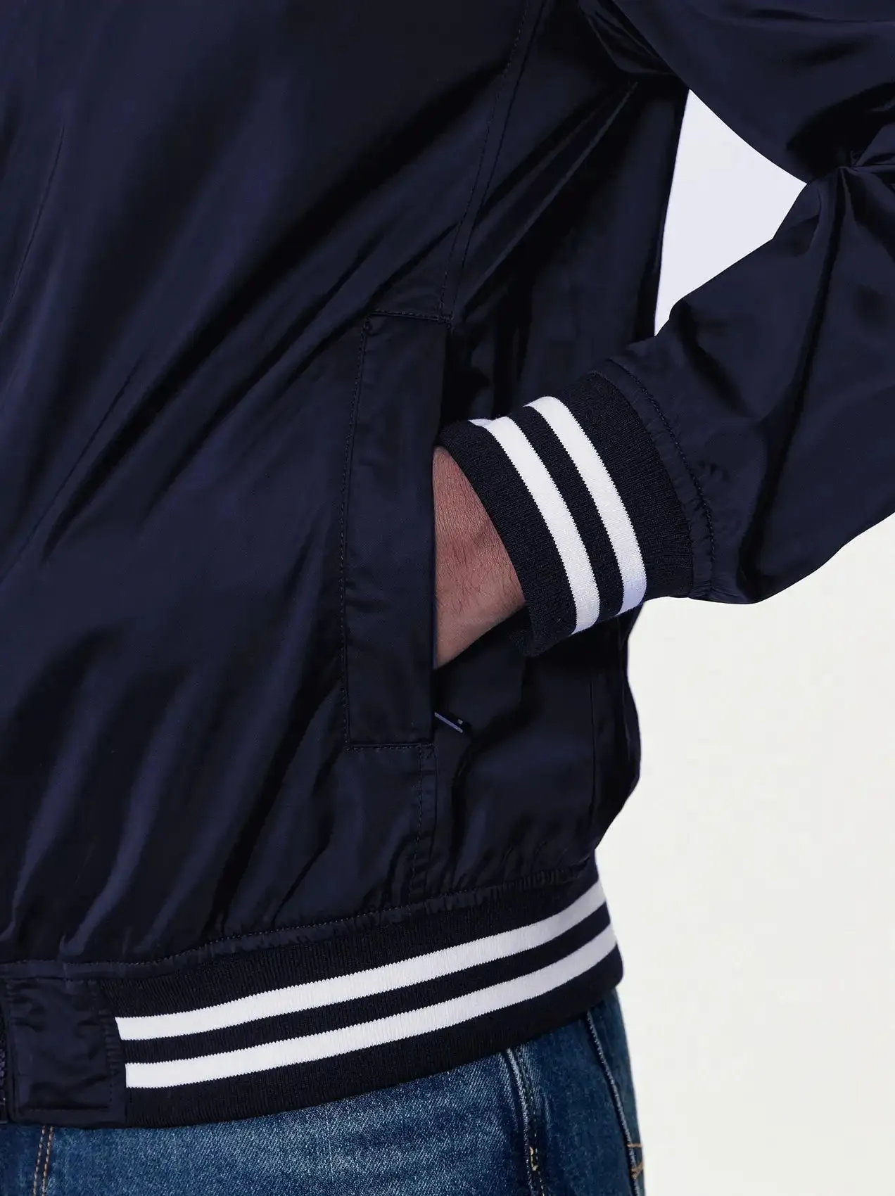 Guess Mens Casual Jacket Smart Blue