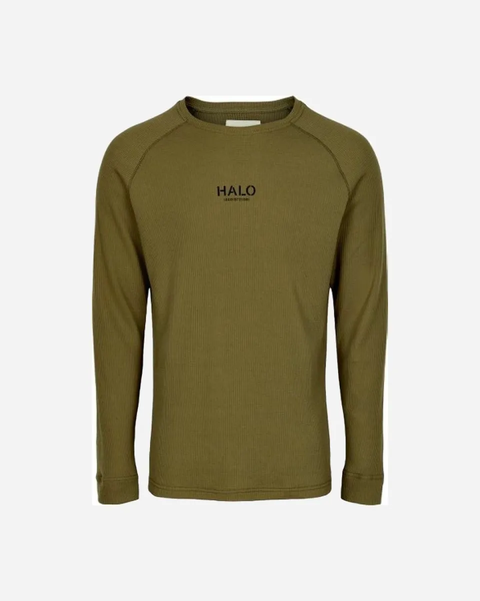 Halo Waffle Longsleeve - Coyote Brown