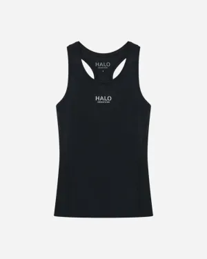 Halo Womens Racerback Tank - Black