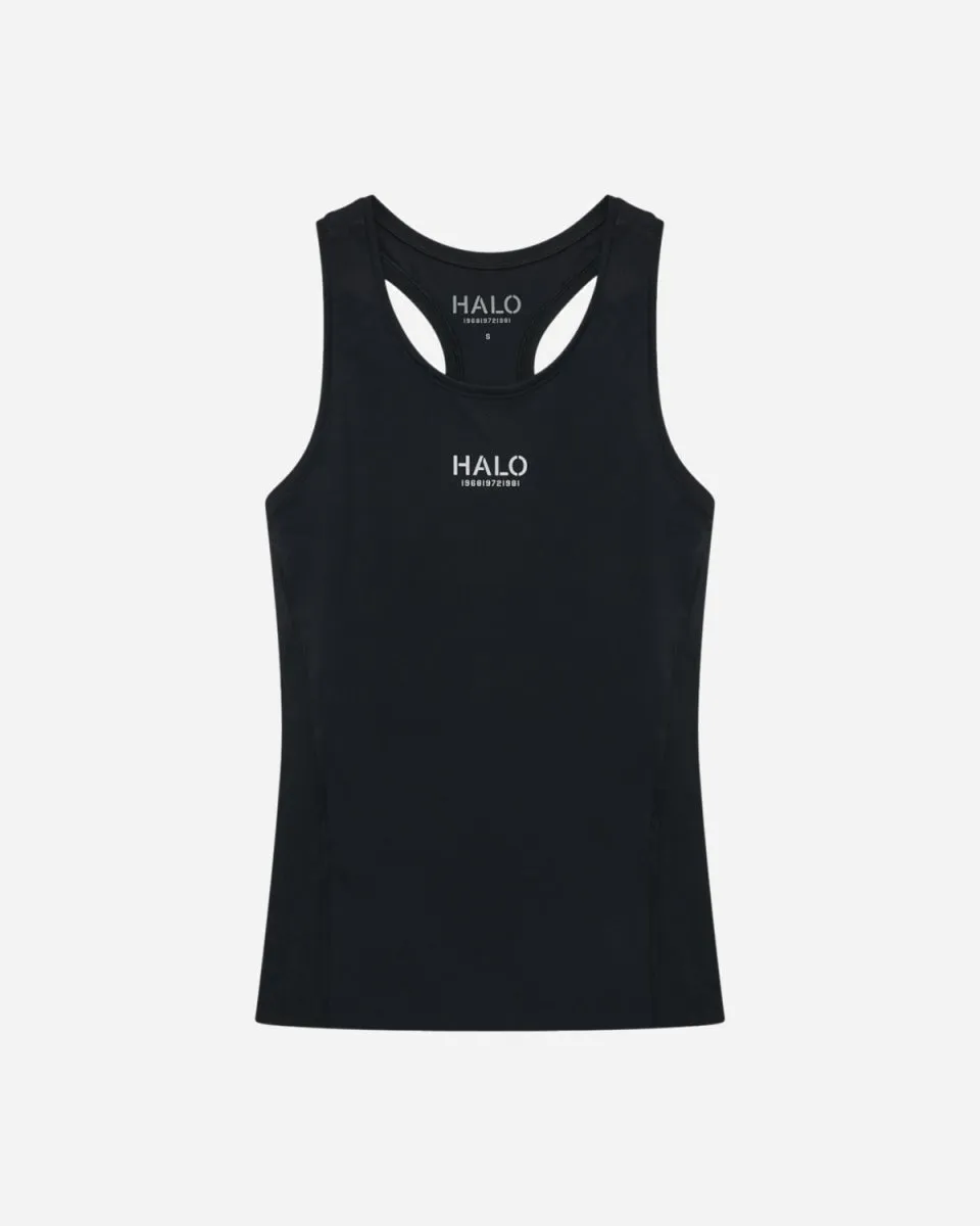 Halo Womens Racerback Tank - Black
