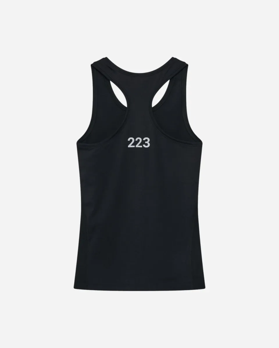 Halo Womens Racerback Tank - Black
