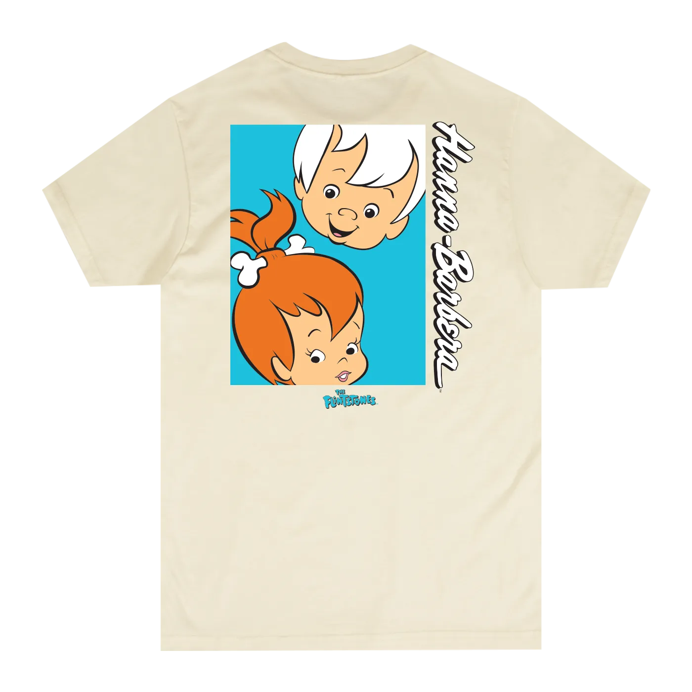 Hanna Barbera Pebbles & Bamm Bamm T-Shirt - Ivory
