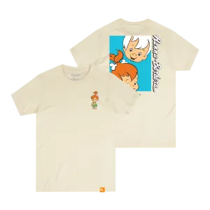 Hanna Barbera Pebbles & Bamm Bamm T-Shirt - Ivory