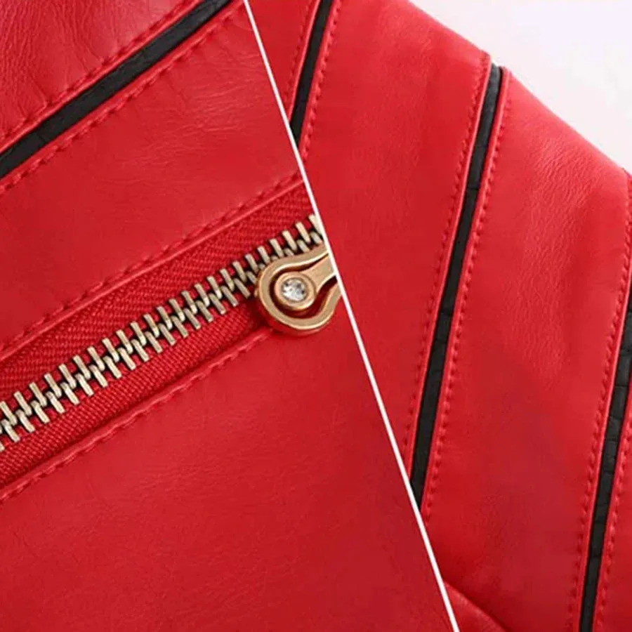 Hannie - elegant leather jacket for a sophisticated look