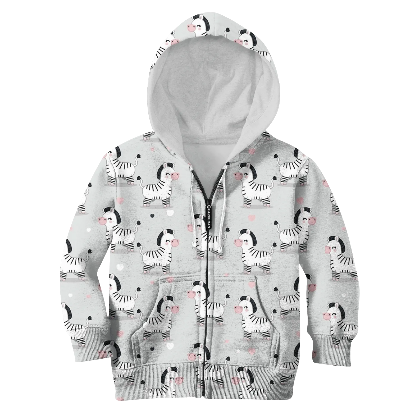 Happy Zebra Custom Cosplay Kid Hoodie