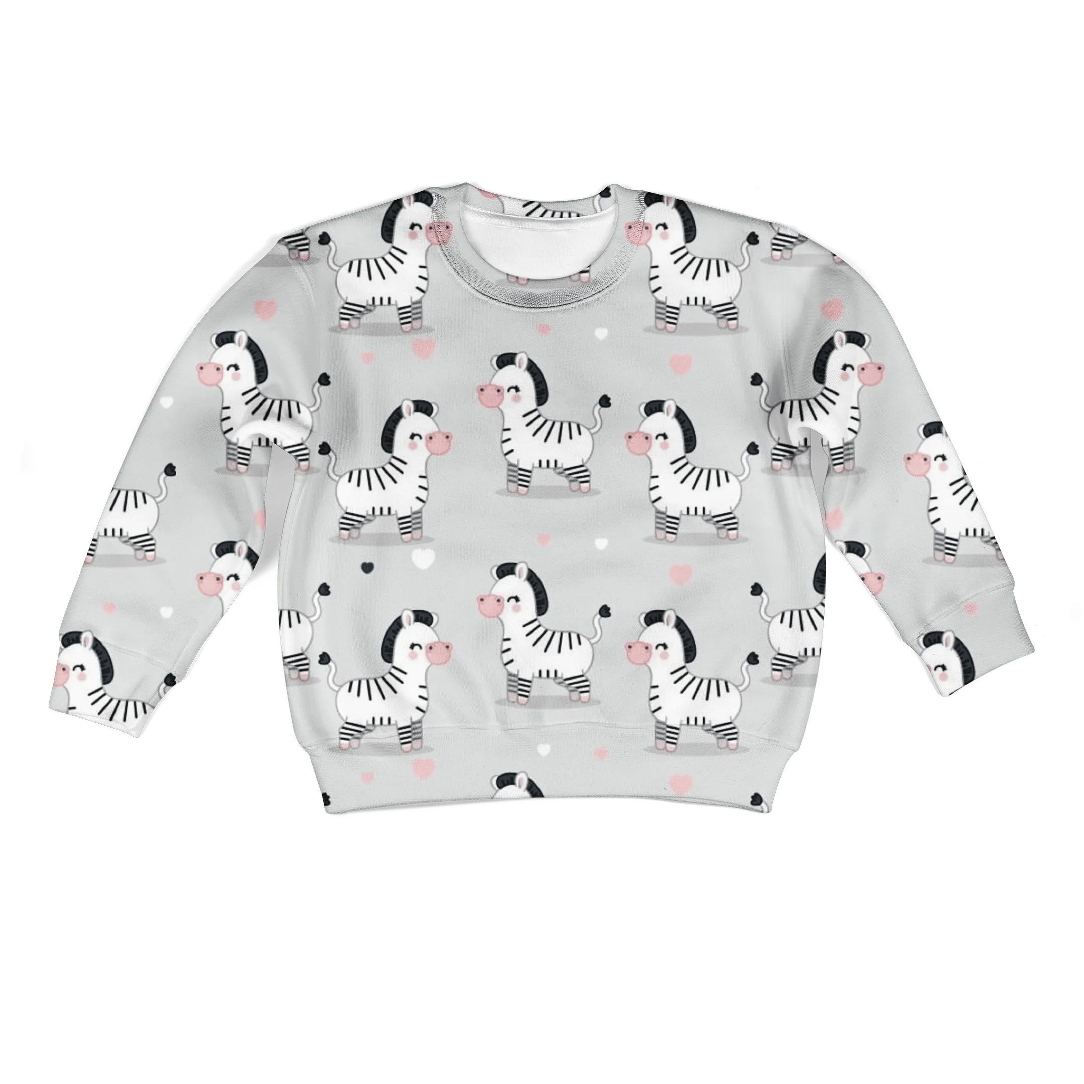 Happy Zebra Custom Cosplay Kid Hoodie