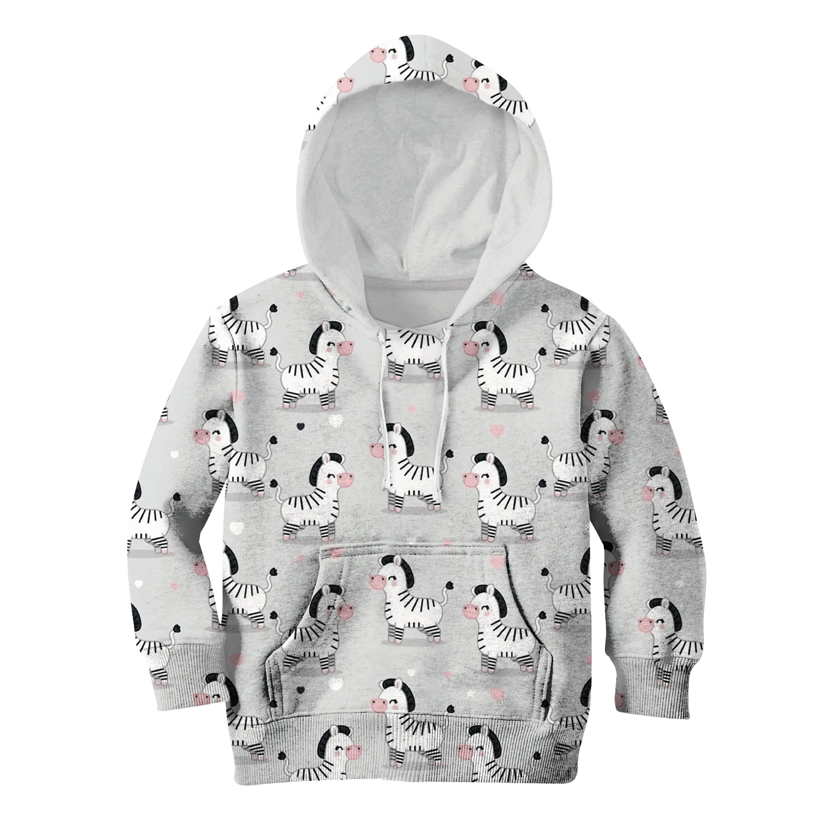 Happy Zebra Custom Cosplay Kid Hoodie