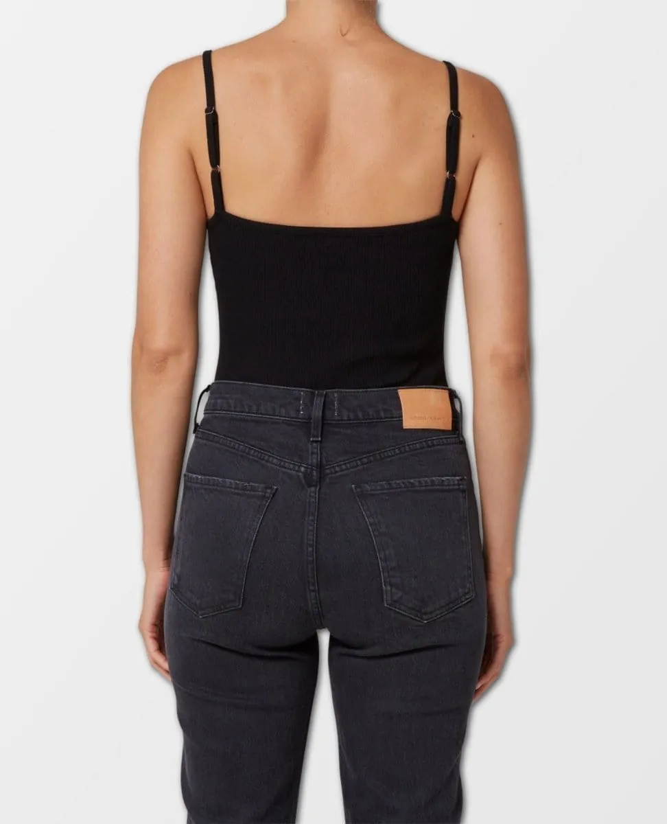 Harper Organic Bodysuit Black