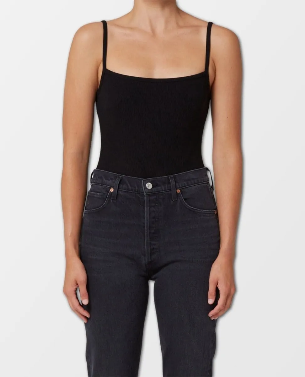 Harper Organic Bodysuit Black