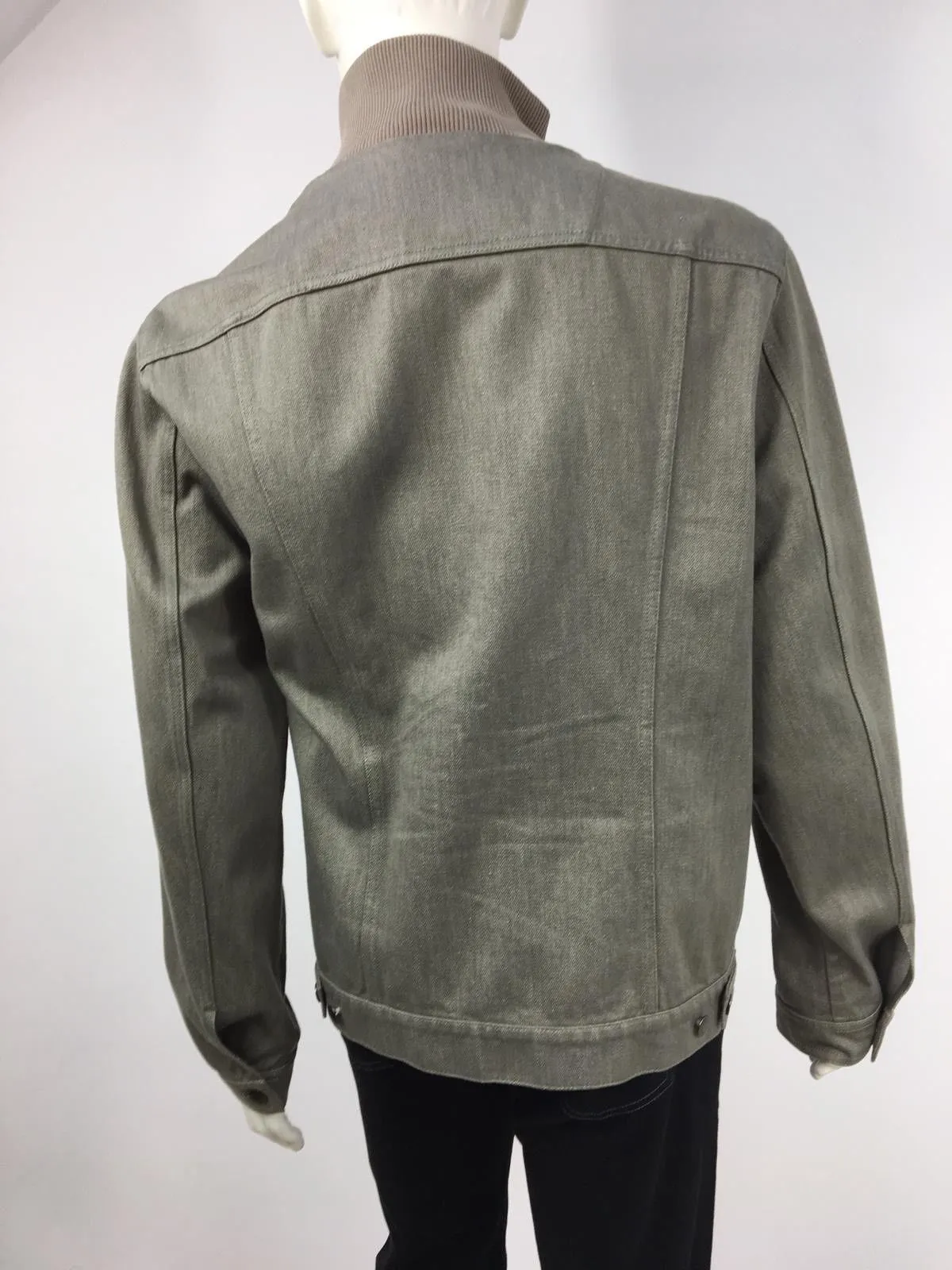 High Collar Jean Jacket